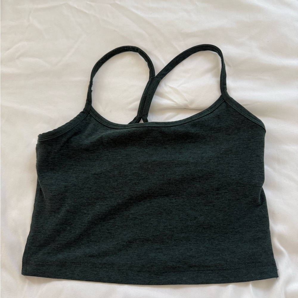 Beyond Yoga Green Spacedye Tank Top